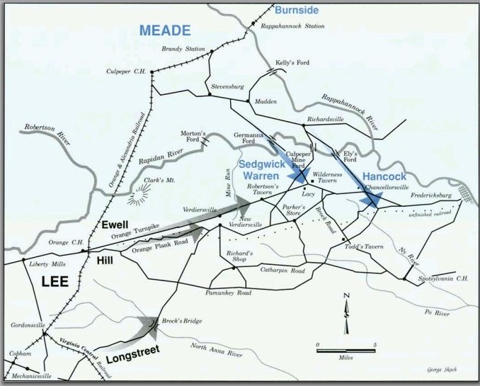 Chancellorsville Map